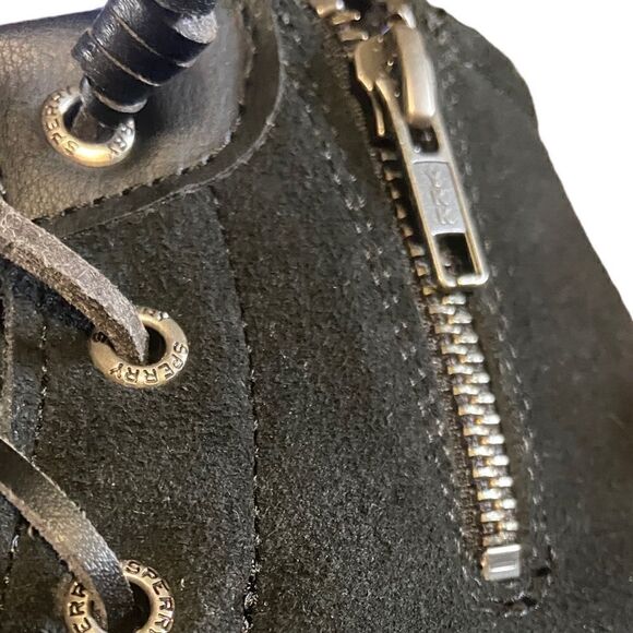 Sperry "Syron Gulf" Duck Boot Lace-up NEW black Size 6 - Picture 12 of 12